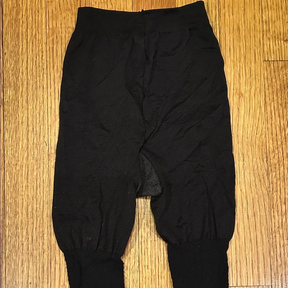 Spanx Dark Brown Herringbone Patterned Tights Size B